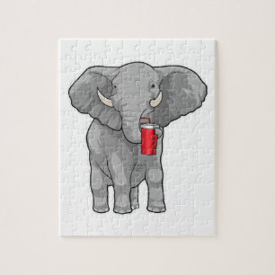 Elephant Drinking mug Puzzle