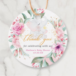 Elephant Elegant Girl Dusche Personalisiert Geschenkanhänger