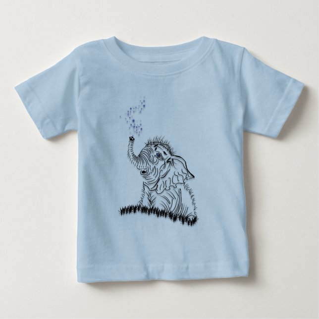 Elephant Energy Baby T-shirt (Vorderseite)