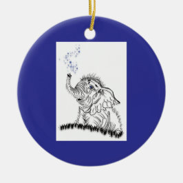 Elephant Energy Keramik Ornament