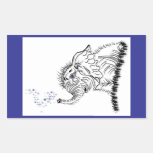 Elephant Energy Rechteckiger Aufkleber