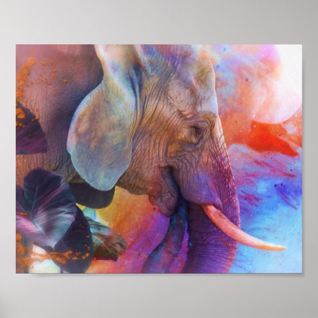 ELEPHANT ERINNERT SICH AN SACRED-GEWÄSSER POSTER (Vorne)