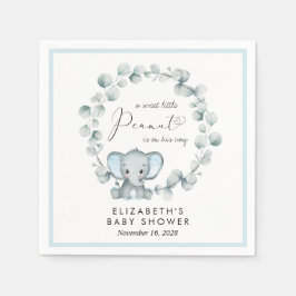 Elephant Eucalyptus Baby Boy Dusche Serviette