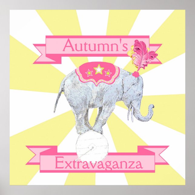 Elephant Extravaganza Poster (Vorne)