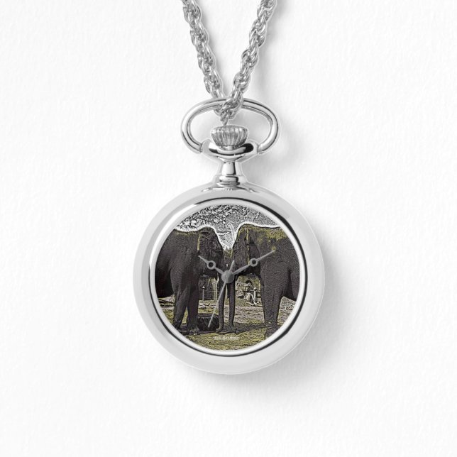 Elephant Eyes Armbanduhr (Vorderseite)