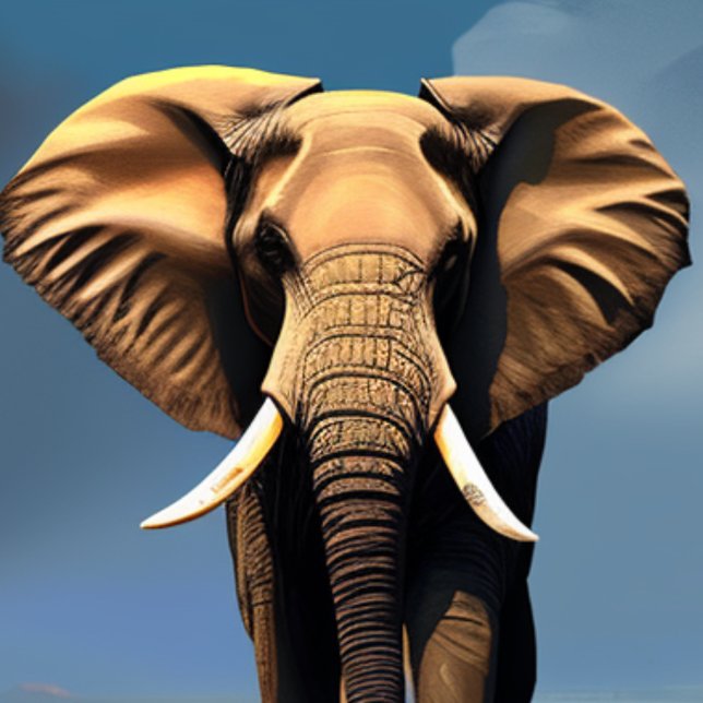 Elephant Face T - Shirt (Von Creator hochgeladen)