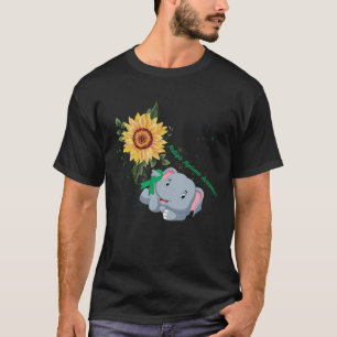 Elephant Faith Hope Kämpfe Liebe Nierenerkrankung T-Shirt