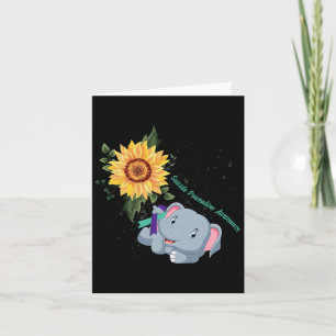 Elephant Faith Hope Kämpfe Liebe Suizidprävention Karte