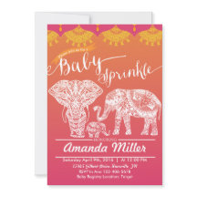 Elephant Family Baby Sprinkle - Indische Inspirati