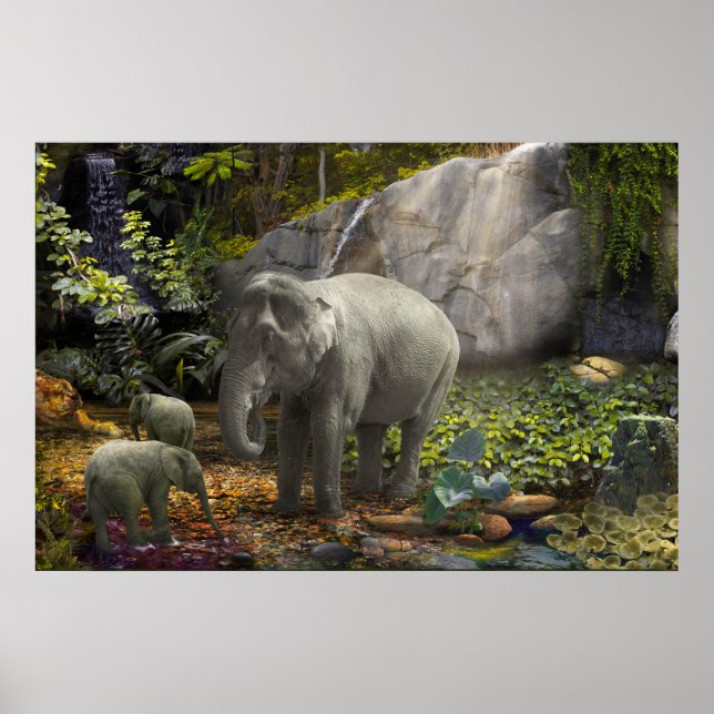 ELEPHANT FAMILY "GREEN ROOM" #2 POSTER (Vorne)
