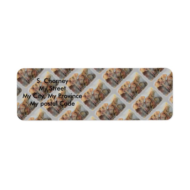 ELEPHANT FAMILY Rücksendeadresse (Vorne)