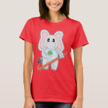 Elephant Field hockey Field hockey stick T-Shirt<br><div class="desc">This design is the perfect gift for a birthday,  Christmas and other celebrations. It is suitable for women,  men and kids.</div>