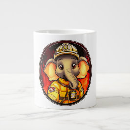 Elephant Firefighter Jumbo-Tasse