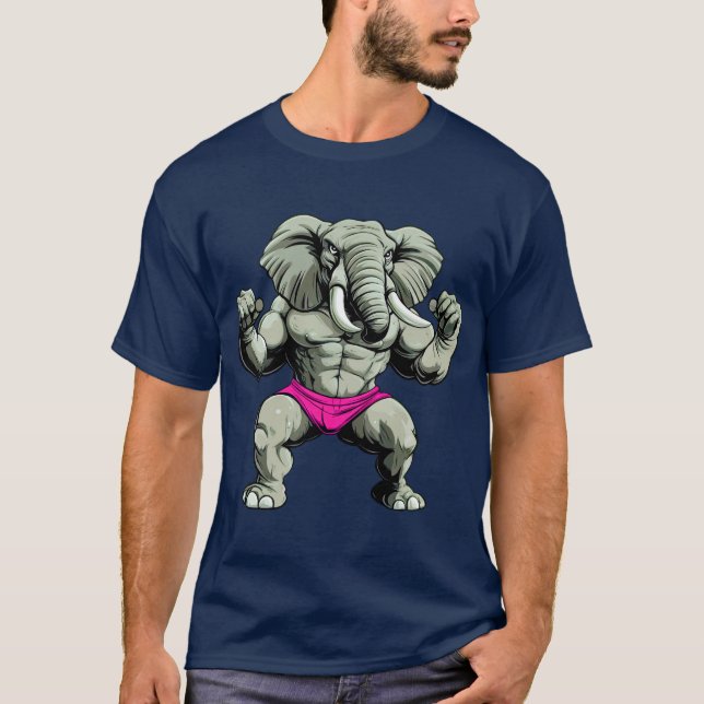Elephant Fitness T - Shirt (Vorderseite)