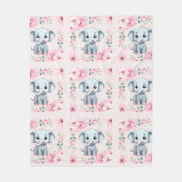 Elephant Fleece Blanket