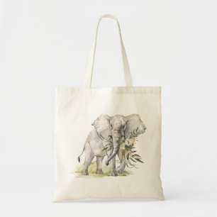 Elephant Floral Tote Bag Tragetasche