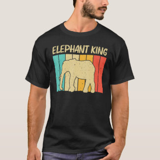 Elephant For Men Dad Indian Elephant Mammoth Vinta T-Shirt