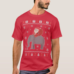 Elephant Funny Ugly Weihnachts-Sweater Geschenke f T-Shirt
