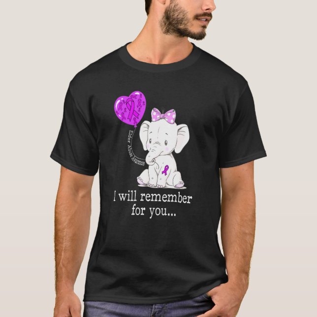 Elephant für Ältere Missbrauch T-Shirt (Vorderseite)