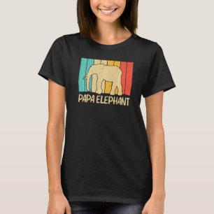 Elephant für Männer Vater indischer Elefant Mammot T-Shirt