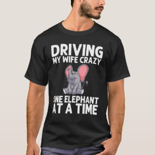Elephant für Männer Vater Wildlife Indian Elephant T-Shirt