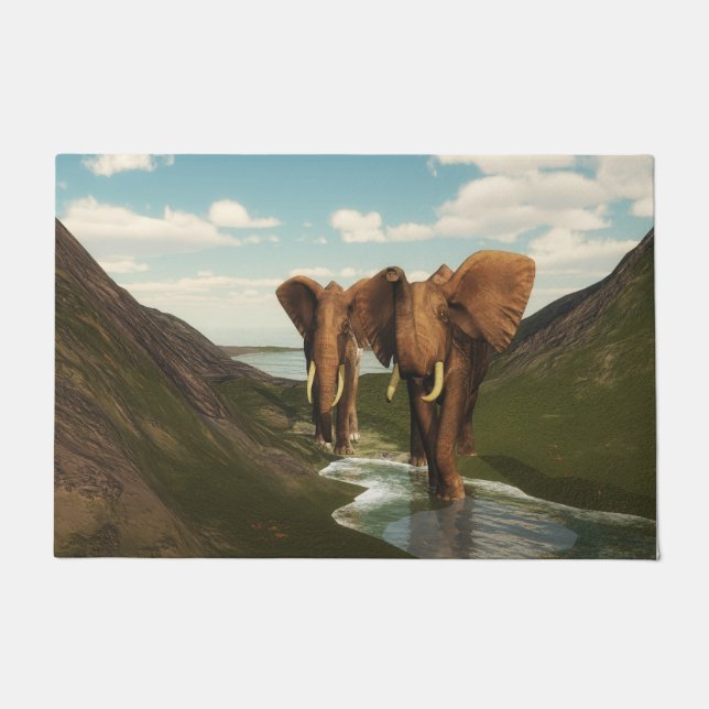 Elephant Fußmatte (Vorderseite)