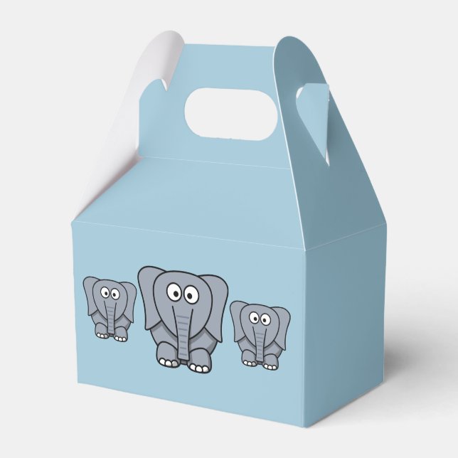 Elephant Gastgeschenk Box Geschenkschachtel (Vorderseite)