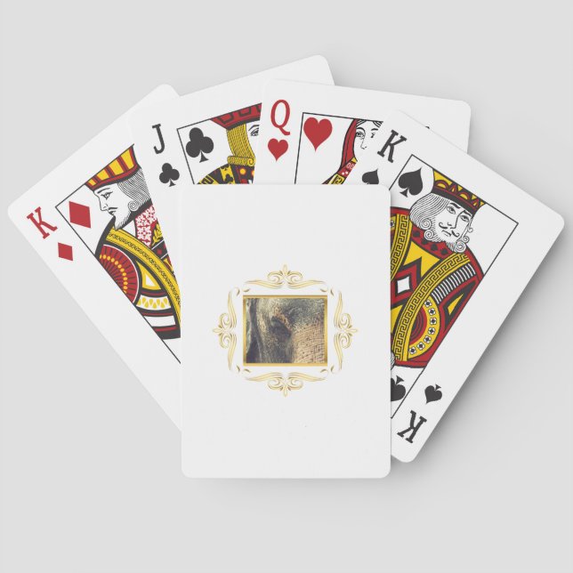 Elephant Gerahmt Spielkarten (Rückseite)