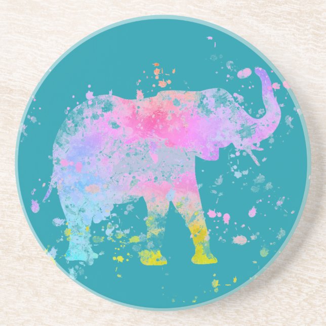 Elephant Getränkeuntersetzer (Vorne)