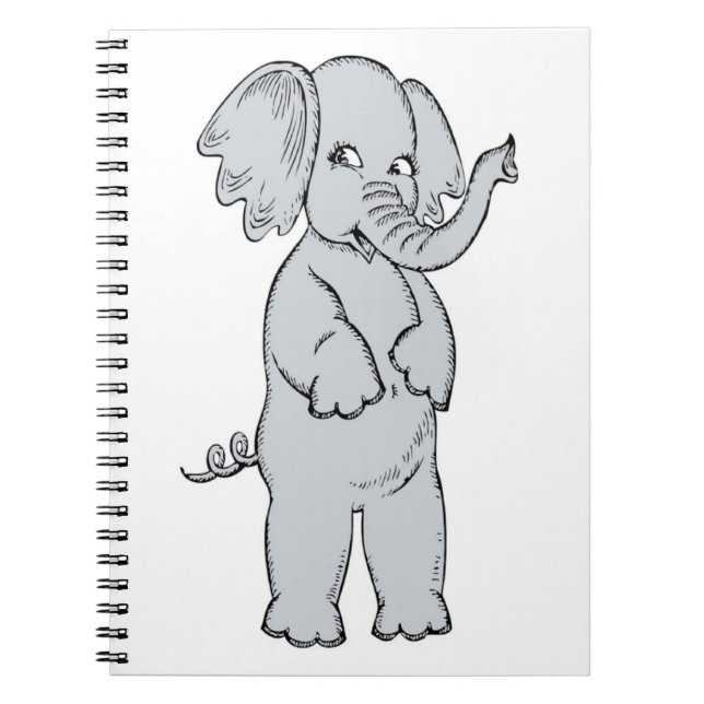 ELEPHANT GIRL NOTIZBLOCK (Vorderseite)