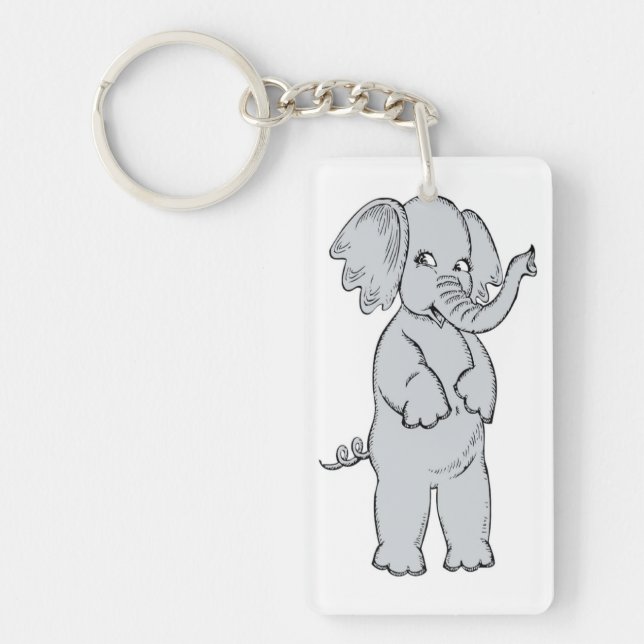 ELEPHANT GIRL SCHLÜSSELANHÄNGER (Vorderseite)
