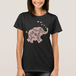 Elephant Girls Women Blume T-Shirt