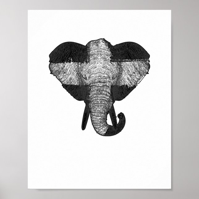 Elephant God Church Christlich Gift Elephant Chris Poster (Vorne)