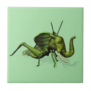 Elephant Grasshopper Crossbreed Fliese