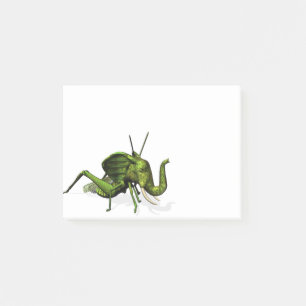 Elephant Grasshopper Crossbreed Post-it Klebezettel