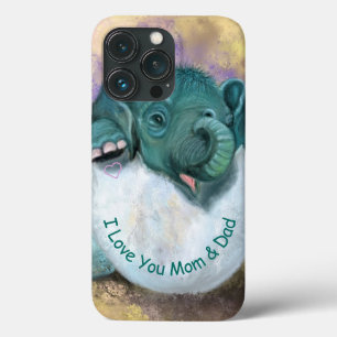 Elephant Hatching Funny iPhone Case - Benutzerdefi