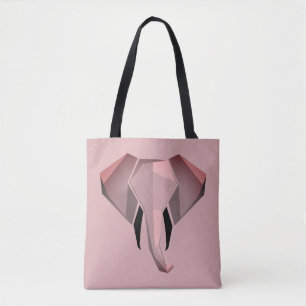 Elephant Head mit einfachen Formen Geometrien