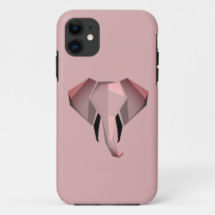 Elephant Head mit einfachen Formen Geometrien Case-Mate iPhone Hülle