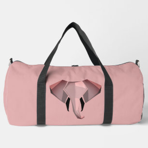 Elephant Head mit einfachen Formen Geometrien Duffle Bag