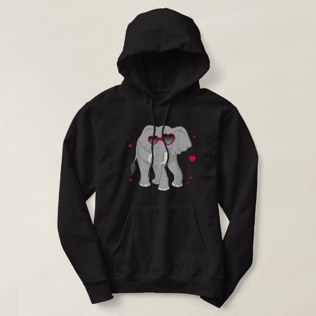Elephant Heart Glasses Kinder Elephant Shirt Valen (Design vorne)