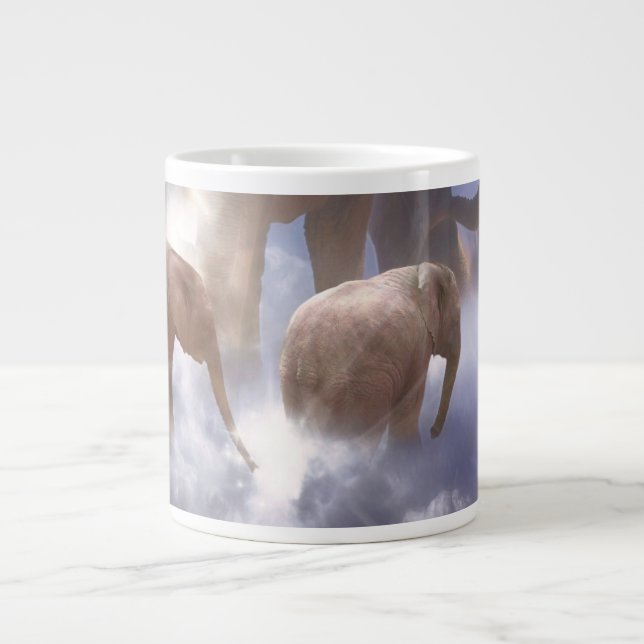 ELEPHANT HEAVEN Jumbo-Tasse (Vorderseite)