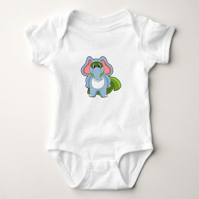 Elephant Hero Baby Strampler (Vorderseite)