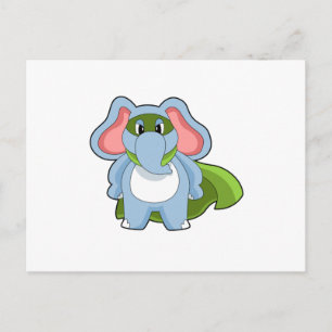 Elephant Hero Postkarte