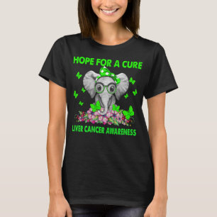 Elephant hofft auf ein besseres KREBS-Bewusstsein T-Shirt