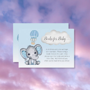 Elephant Hot Air Ballon Bücher für Baby Boy Enclos Begleitkarte