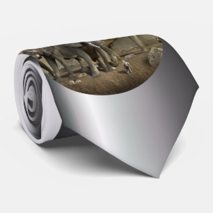 Elephant Hunter auf Safari Krawatte