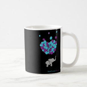 Elephant I bin ein Überlebender Herz Suizid Präven Kaffeetasse