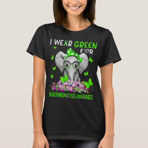 Elephant I trägt Grün für Neurofibromatose T-Shirt