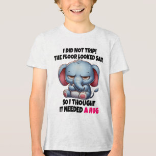 Elephant, ich bin nicht auf den Boden gereist sah Tri-Blend Shirt