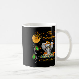 Elephant ich trage Orange für meine Oma Rsd Crps A Kaffeetasse